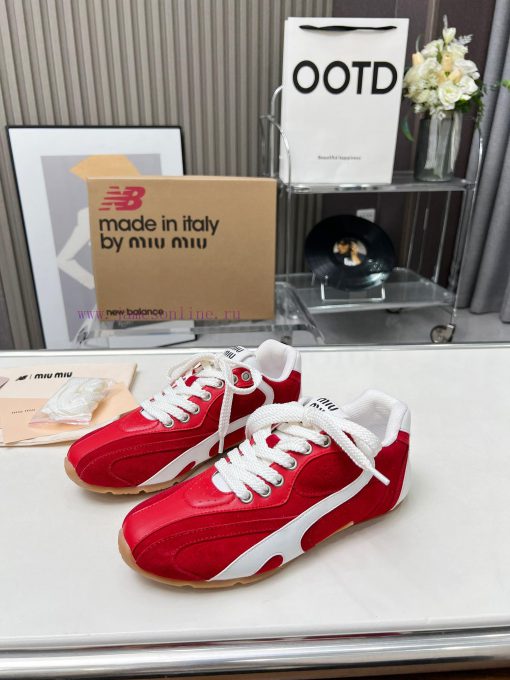 Couple MiuMiu Miu x New Balance NB530 casual sports shoes Forrest Gump shoes DeXun shoesOrig4vbcsipc - Image 5