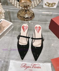 24 new RV painted cat heel slippersInspired by the Belle Vivier collection, the style is sim61pwiigk