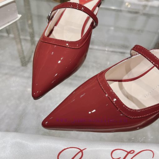24 new RV painted cat heel slippersInspired by the Belle Vivier collection, the style is simv0sbiou2 - Image 8
