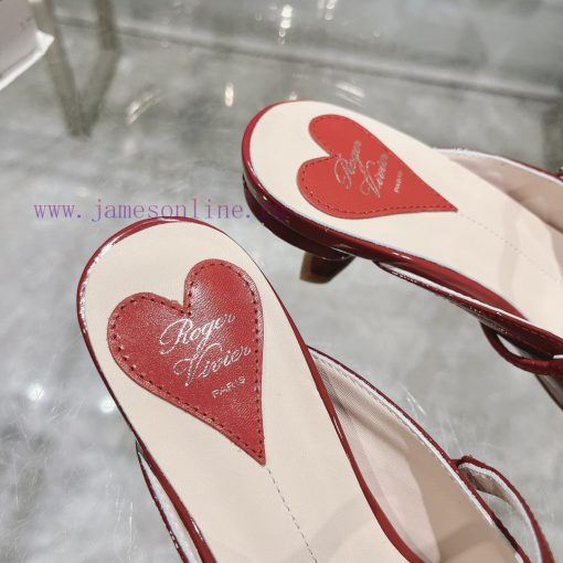 24 new RV painted cat heel slippersInspired by the Belle Vivier collection, the style is simv0sbiou2 - Image 9