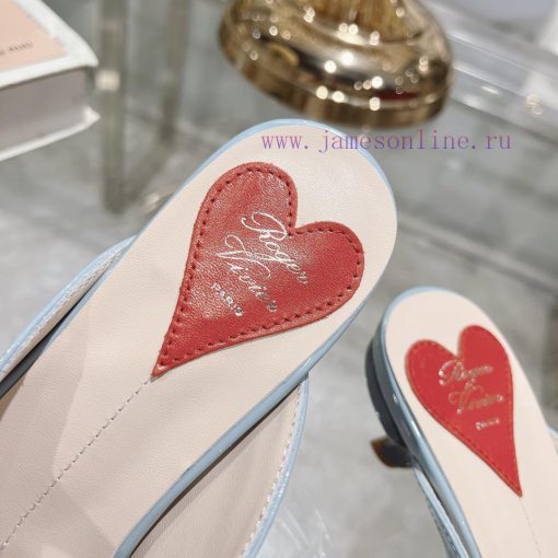 24 new RV painted cat heel slippersInspired by the Belle Vivier collection, the style is sim9c71pjru - Image 10
