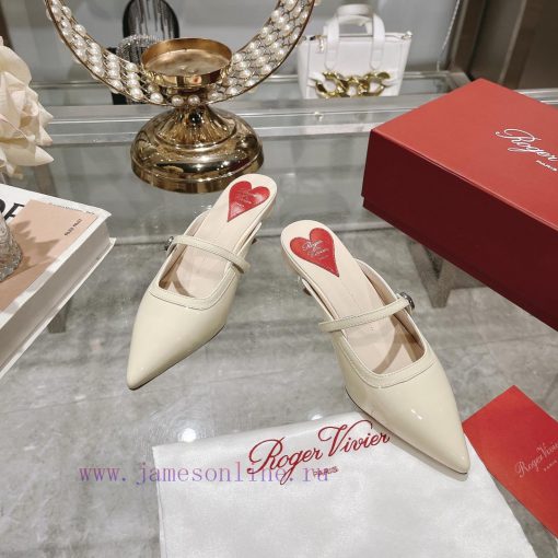 24 new RV painted cat heel slippersInspired by the Belle Vivier collection, the style is simhmsfukkh - Image 6