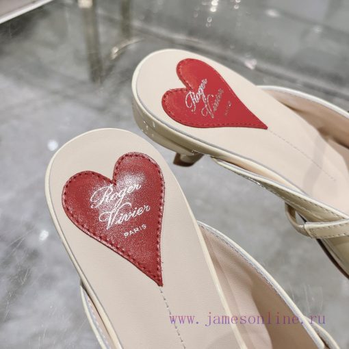 24 new RV painted cat heel slippersInspired by the Belle Vivier collection, the style is simhmsfukkh - Image 10