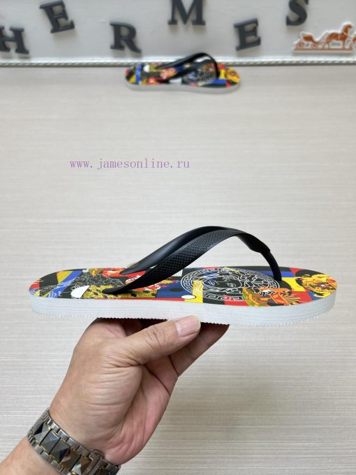 Versace New Men's Casual Slippers Series 11 Review Global Limited Edition Upper Made of Impozpf3wmjp - Image 6