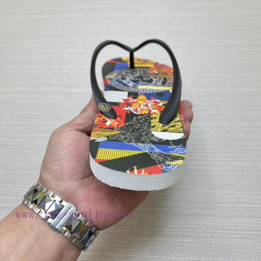 Versace New Men's Casual Slippers Series 11 Review Global Limited Edition Upper Made of Impozpf3wmjp - Image 8