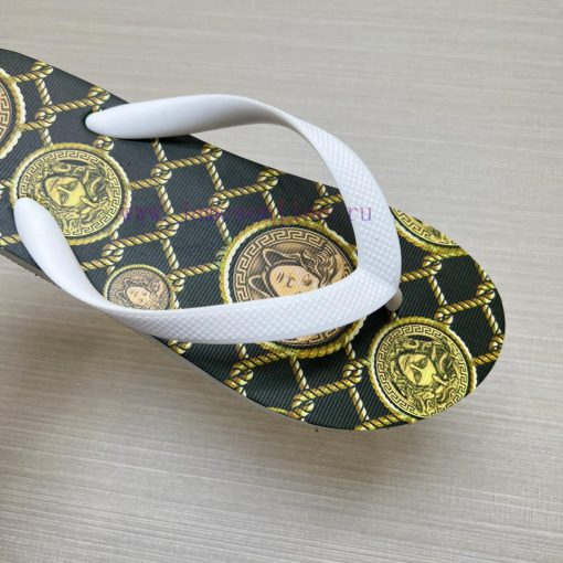Versace New Men's Casual Slippers Series 11 Review Global Limited Edition Upper Made of Impo6uxtaxxi - Image 7
