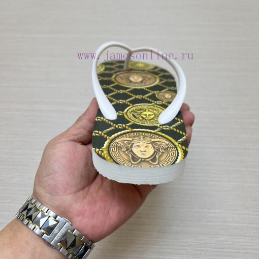 Versace New Men's Casual Slippers Series 11 Review Global Limited Edition Upper Made of Impo6uxtaxxi - Image 8