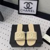 Chanel's new flat slippers are a top of the line summer must-have cooler series. The upper i6i2ww3m4