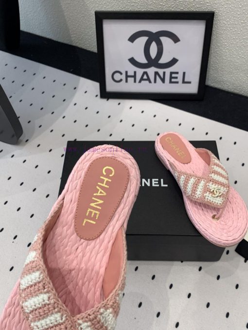 P Chanel's new flat slippers are a top of the line summer must-have cooler series. They are f6rxvdhy - Image 4
