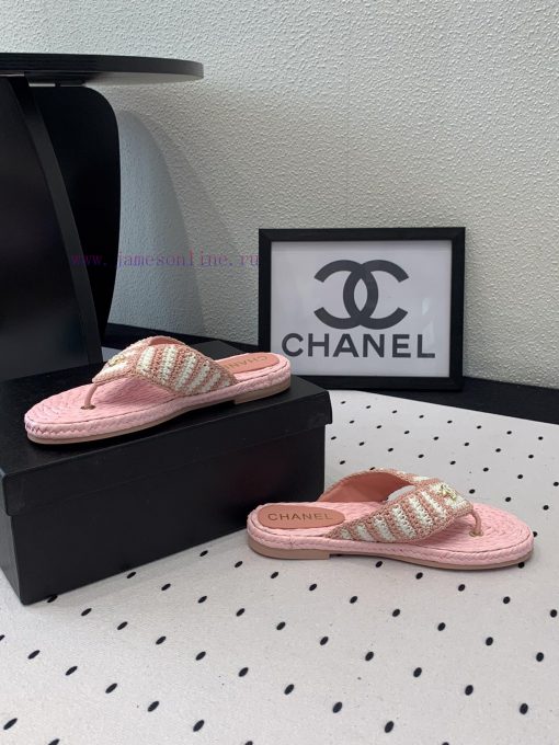 P Chanel's new flat slippers are a top of the line summer must-have cooler series. They are f6rxvdhy - Image 9