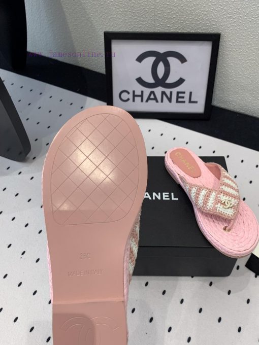 P Chanel's new flat slippers are a top of the line summer must-have cooler series. They are f6rxvdhy - Image 10