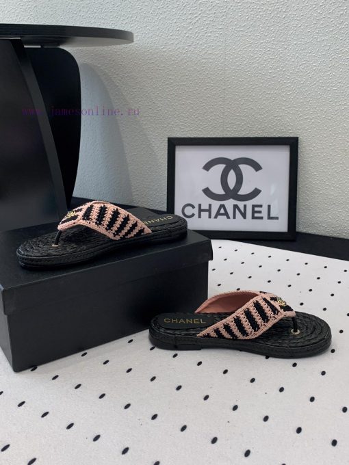 Chanel's new flat slippers are a top of the line summer must-have cooler series. They are suvf85t09d - Image 6