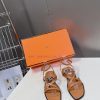 Hermes 2024 Spring/Summer New Kelly SandalsThe Kelly hardware buckle, which is the only strafhtjnl2a