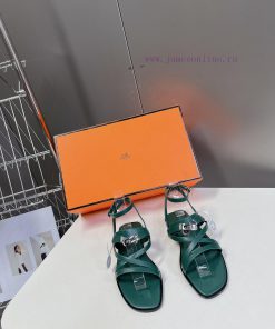 Hermes 2024 Spring/Summer New Kelly SandalsThe Kelly hardware buckle, which is the only strasazqdq6u