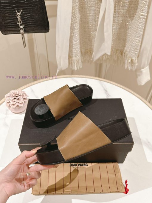 [The highest quality in the market] Strong promotion of Uma Wang dark ballet shoes with thic1k103ebw - Image 3
