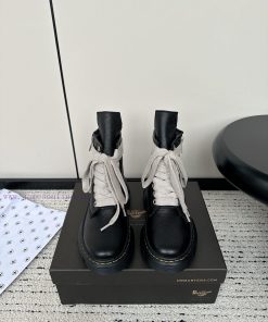 Rickowens x Dr. Martens Co branded 24 New Strap Thick Bottom Height Boosting Martin BootsThec4vtgx2b