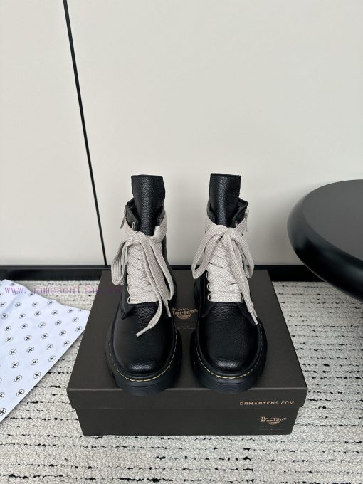 Rickowens x Dr. Martens Co branded 24 New Strap Thick Bottom Height Boosting Martin BootsThec4vtgx2b