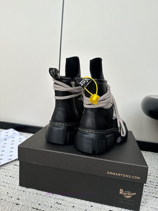 Rickowens x Dr. Martens Co branded 24 New Strap Thick Bottom Height Boosting Martin BootsThehda6168c - Image 6