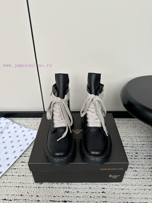Rickowens x Dr. Martens Co branded 24 New Strap Thick Bottom Height Boosting Martin BootsThec4vtgx2b - Image 2