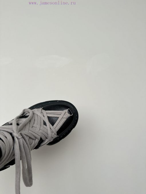 Rickowens x Dr. Martens Co branded 24 New Strap Thick Bottom Height Boosting Martin BootsThehda6168c - Image 9