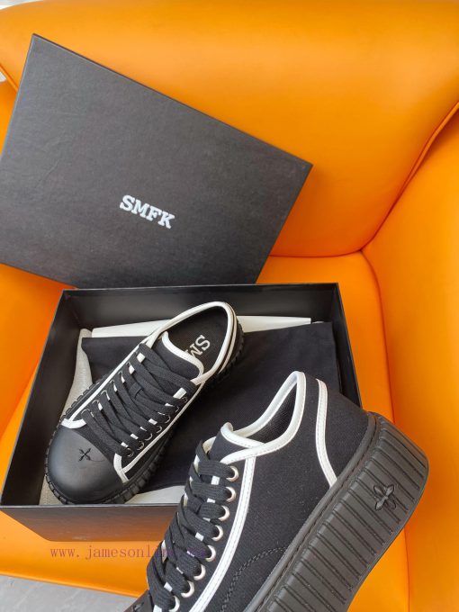 SMFK China-Chic Tide 24ss, the latest popular cross flower big head thick soled derby shoes,asqbl1id - Image 7