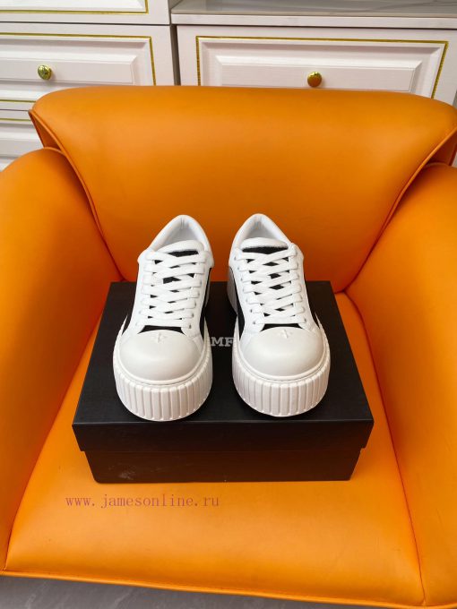 . SMFK China-Chic Tide 24ss, the latest popular cross flower big head thick soled derby shoepakwfcvv