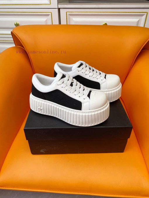 . SMFK China-Chic Tide 24ss, the latest popular cross flower big head thick soled derby shoepakwfcvv - Image 4