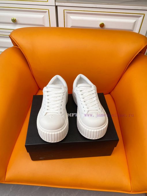 . SMFK China-Chic Tide 24ss, the latest popular cross flower big head thick soled derby shoenqtaa998 - Image 2