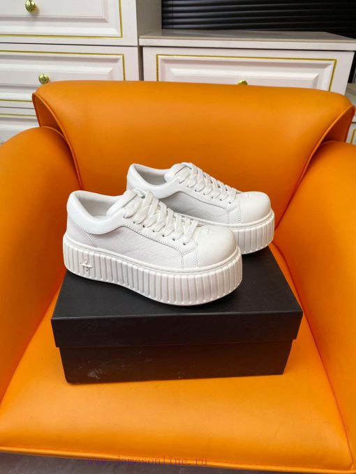 . SMFK China-Chic Tide 24ss, the latest popular cross flower big head thick soled derby shoenqtaa998 - Image 4