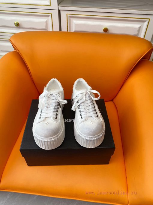 SMFK China-Chic Tide 24ss, the latest popular cross flower big head thick soled derby shoes,7sv4e1nn - Image 2
