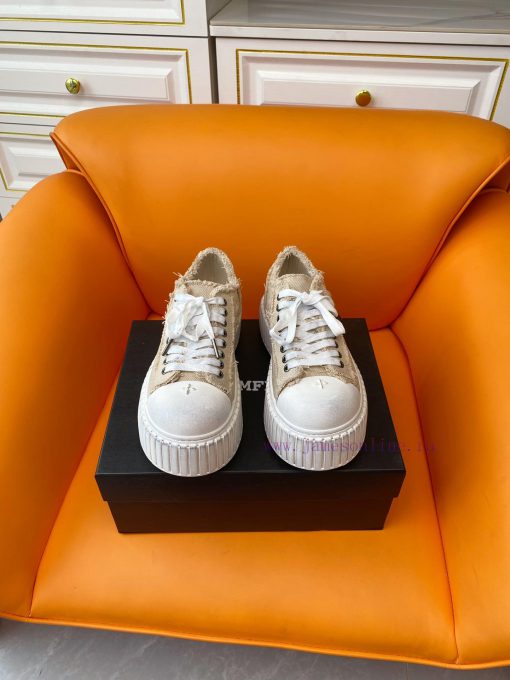 SMFK China-Chic Tide 24ss, the latest popular cross flower big head thick soled derby shoes,tvtehmwu - Image 2