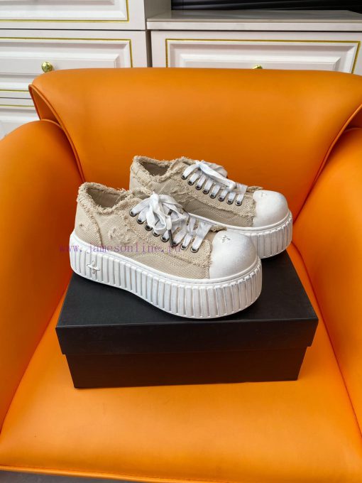 SMFK China-Chic Tide 24ss, the latest popular cross flower big head thick soled derby shoes,tvtehmwu - Image 5
