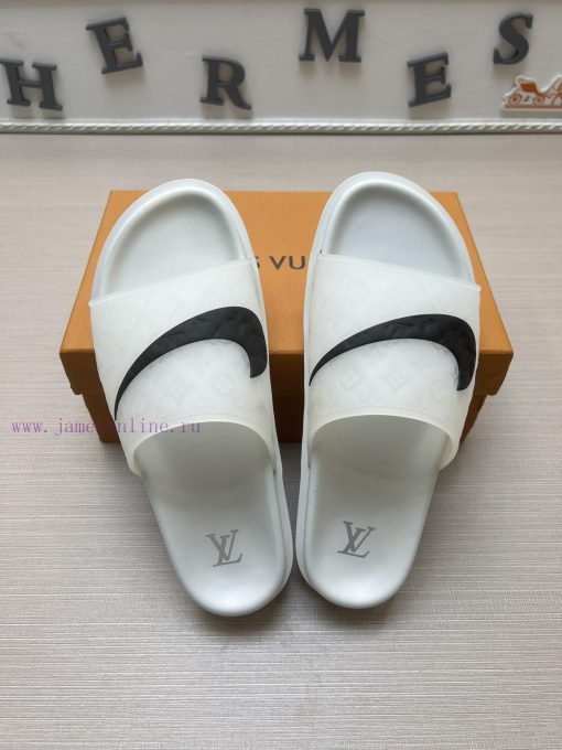LOUIS VUITTON LV official website's popular men's Velcro slippers are available for sale sim6hgrmvg3 - Image 3