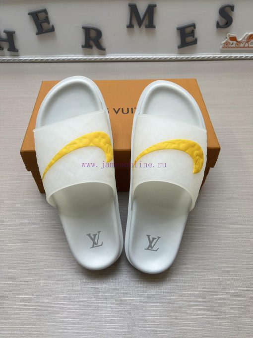 LOUIS VUITTON LV official website's popular men's Velcro slippers are available for sale sim022l4q6r - Image 3