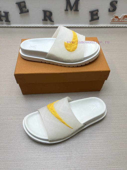 LOUIS VUITTON LV official website's popular men's Velcro slippers are available for sale sim022l4q6r - Image 5