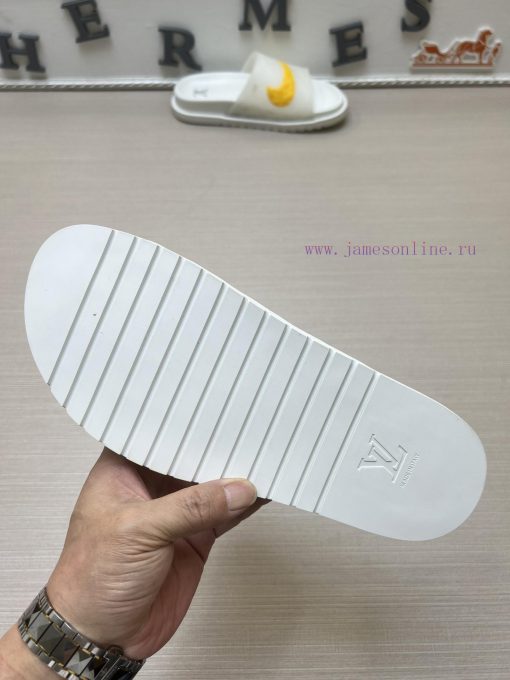 LOUIS VUITTON LV official website's popular men's Velcro slippers are available for sale sim022l4q6r - Image 10