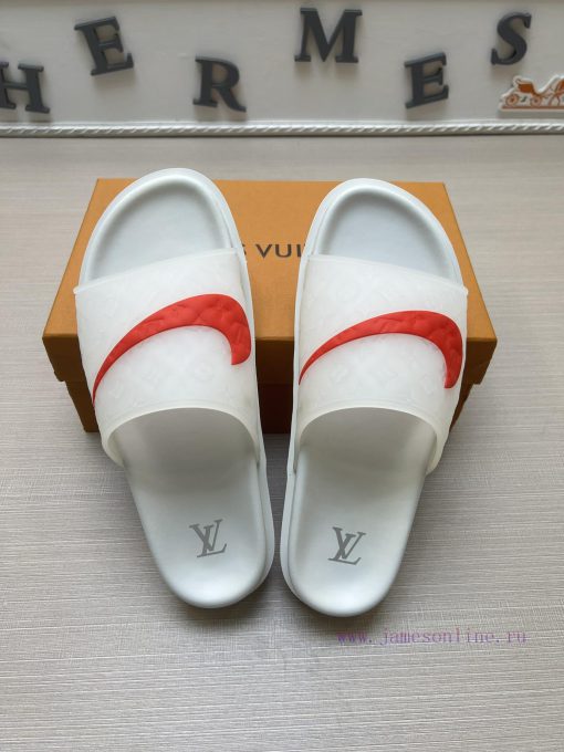 LOUIS VUITTON LV official website's popular men's Velcro slippers are available for sale simhg6toce8 - Image 3