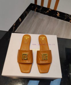 Out, Balmain 2024 Spring/Summer Fashion Flat SlippersBrand Balmain 𝘽𝙖𝙡𝙢𝙖𝙞𝙣 by French fashion2gap4yr2