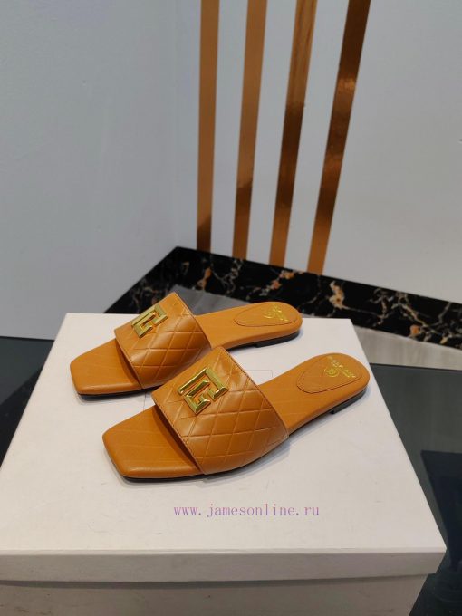 Out, Balmain 2024 Spring/Summer Fashion Flat SlippersBrand Balmain 𝘽𝙖𝙡𝙢𝙖𝙞𝙣 by French fashion2gap4yr2 - Image 4