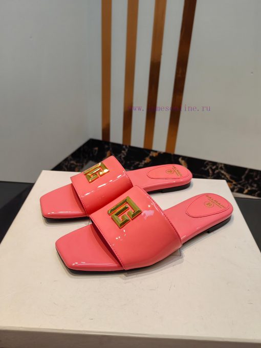 Out, Balmain 2024 Spring/Summer Fashion Flat SlippersBrand Balmain 𝘽𝙖𝙡𝙢𝙖𝙞𝙣 by French fashioncamauxs0 - Image 4