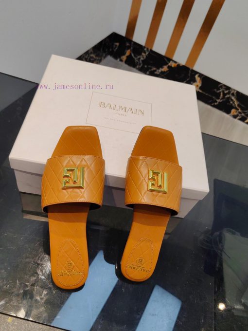 Out, Balmain 2024 Spring/Summer Fashion Flat SlippersBrand Balmain 𝘽𝙖𝙡𝙢𝙖𝙞𝙣 by French fashion2gap4yr2 - Image 9