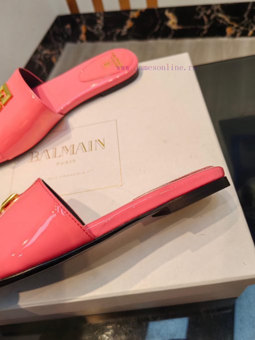 Out, Balmain 2024 Spring/Summer Fashion Flat SlippersBrand Balmain 𝘽𝙖𝙡𝙢𝙖𝙞𝙣 by French fashioncamauxs0 - Image 6