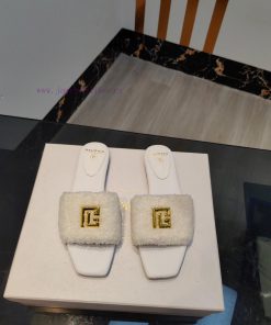 Out, Balmain 2024 Spring/Summer Fashion Flat SlippersBrand Balmain 𝘽𝙖𝙡𝙢𝙖𝙞𝙣 by French fashion1e6hkis3
