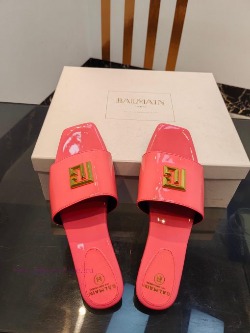 Out, Balmain 2024 Spring/Summer Fashion Flat SlippersBrand Balmain 𝘽𝙖𝙡𝙢𝙖𝙞𝙣 by French fashioncamauxs0 - Image 9