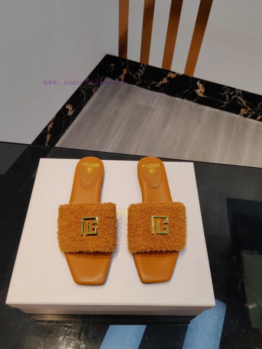Out, Balmain 2024 Spring/Summer Fashion Flat SlippersBrand Balmain 𝘽𝙖𝙡𝙢𝙖𝙞𝙣 by French fashion0uj1fxki