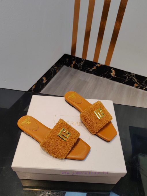 Out, Balmain 2024 Spring/Summer Fashion Flat SlippersBrand Balmain 𝘽𝙖𝙡𝙢𝙖𝙞𝙣 by French fashion0uj1fxki - Image 3