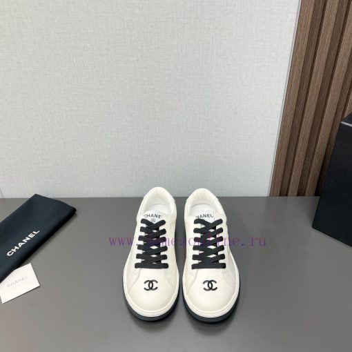 Top tierChanel C Home 2024 vs Spring/Summer Hot Leisure SeriesChanel white shoes casual shoedlp5jfht - Image 2