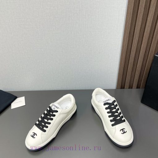 Top tierChanel C Home 2024 vs Spring/Summer Hot Leisure SeriesChanel white shoes casual shoedlp5jfht - Image 8