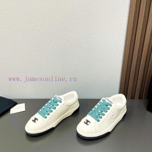 Top tierChanel C Home 2024 vs Spring/Summer Hot Leisure SeriesChanel white shoes casual shoe9a9aym30 - Image 4