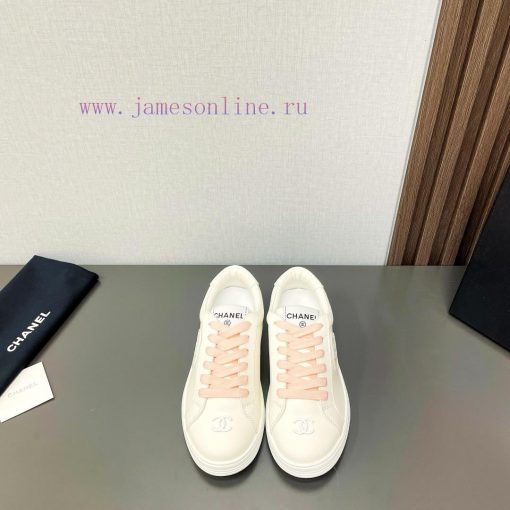 Top tierChanel C Home 2024 vs Spring/Summer Hot Leisure SeriesChanel white shoes casual shoejsmga0n2 - Image 2